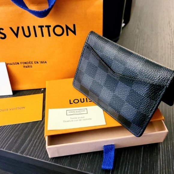 Louis Vuitton Damier Graphite Mens Card Wallet - Picture 3 of 6